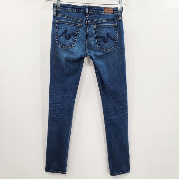 Adriano Goldschmied AG The Stilt Cigarette Leg Blue Jeans Women's 27 Made in USA - Picture 2 of 9